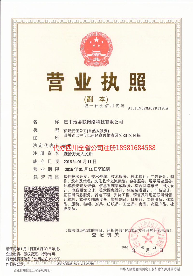 内江内江地易联网络科技有限公司